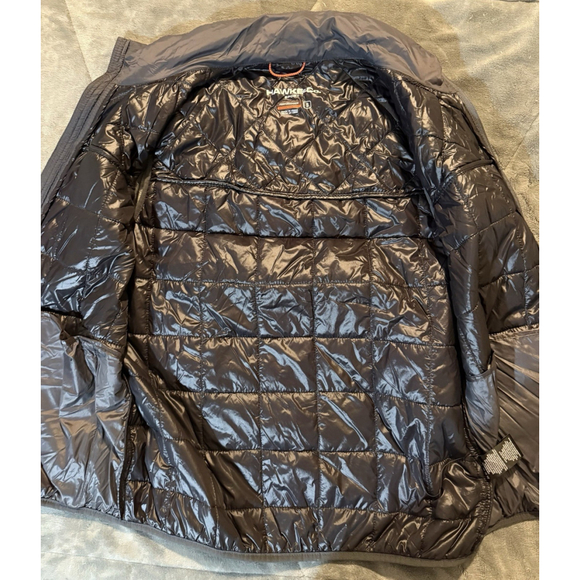 HAWKE & CO Puffer Vest Performance BLACK Dynamic Sport Fiber Down Mens Small - Picture 8 of 8